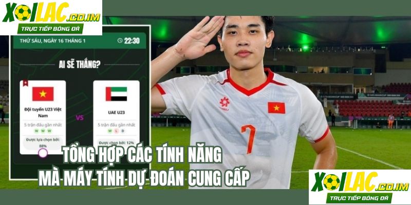 Tổng hợp các tính năng mà máy tính dự đoán cung cấp